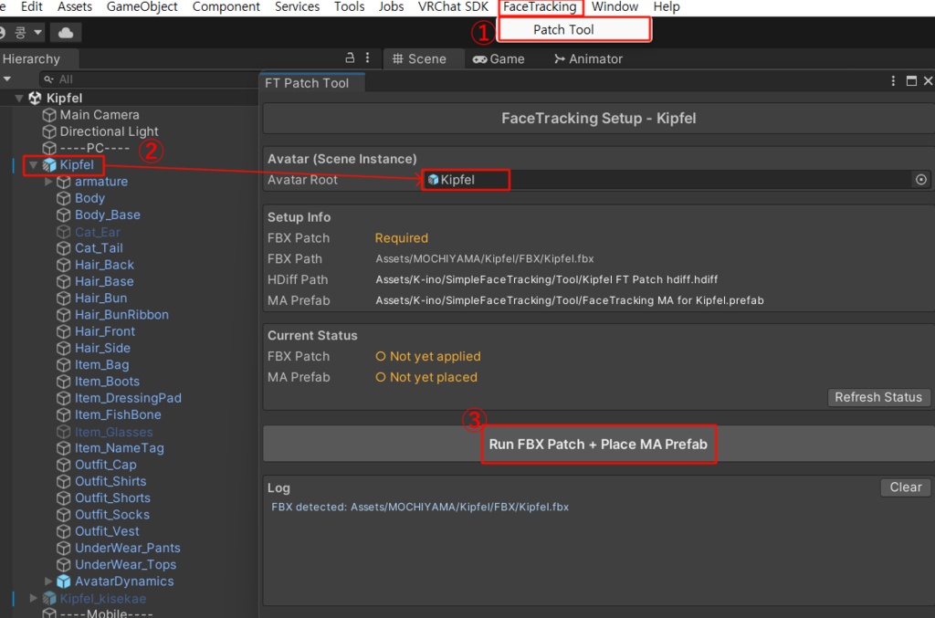 Simple FaceTracking for Kipfel (キプフェル )