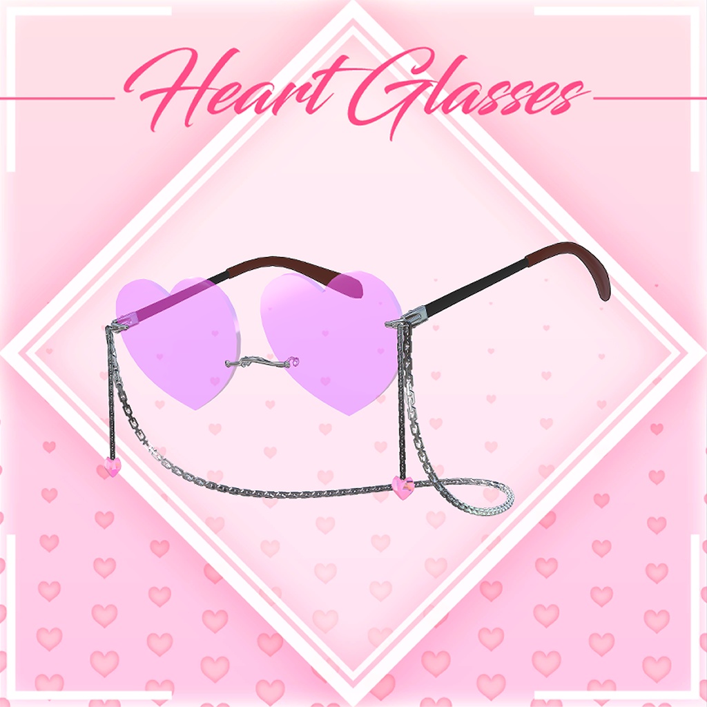 ハートメガネ( Heart_Glasses)