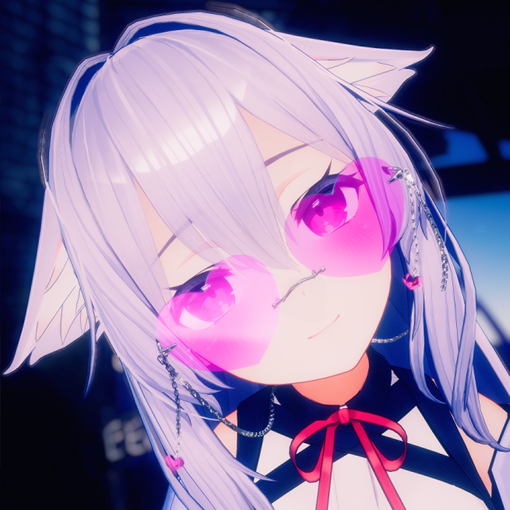 ハートメガネ( Heart_Glasses)