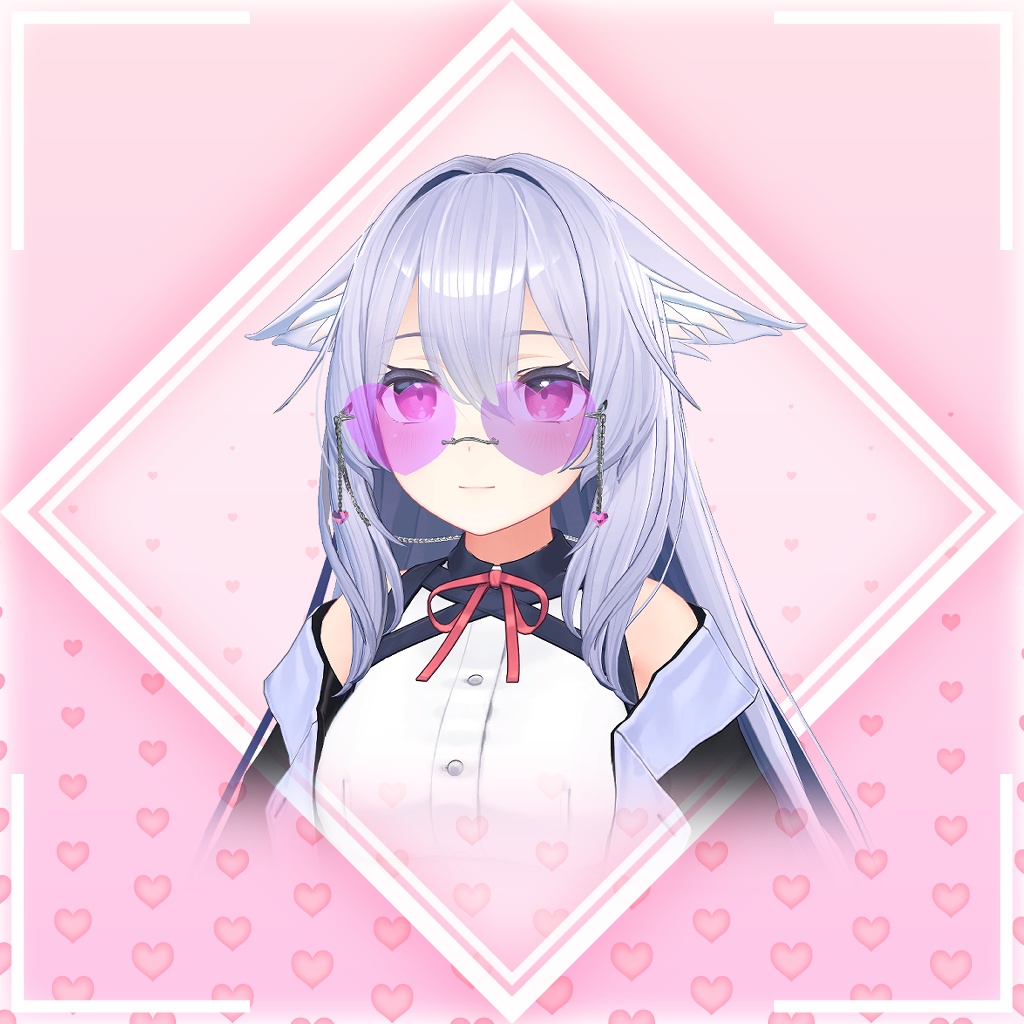 ハートメガネ( Heart_Glasses)