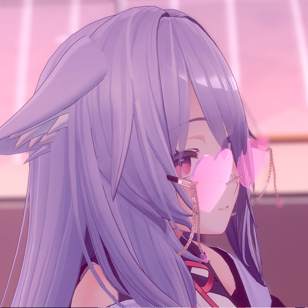 ハートメガネ( Heart_Glasses)