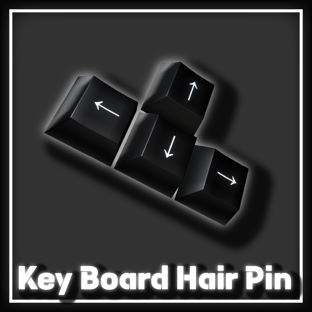 Key Board Hair Pin