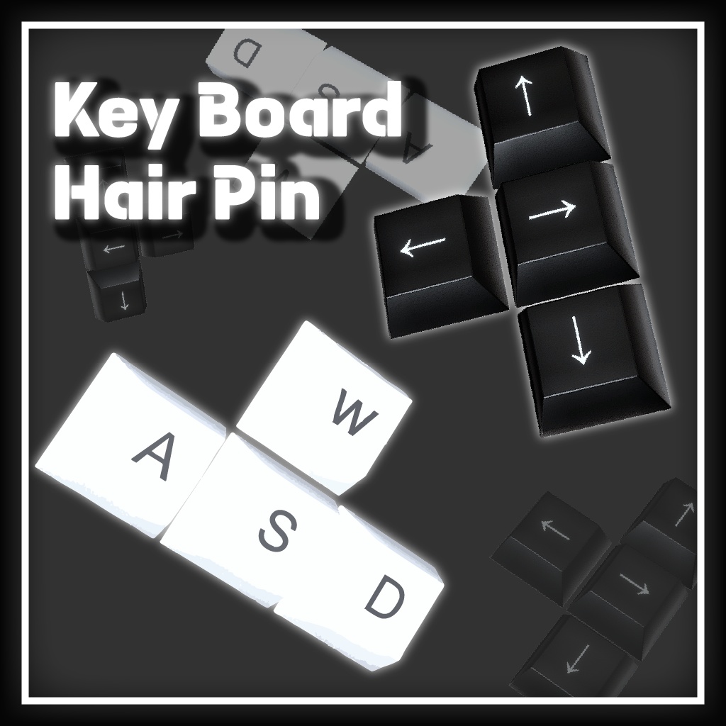 Key Board Hair Pin