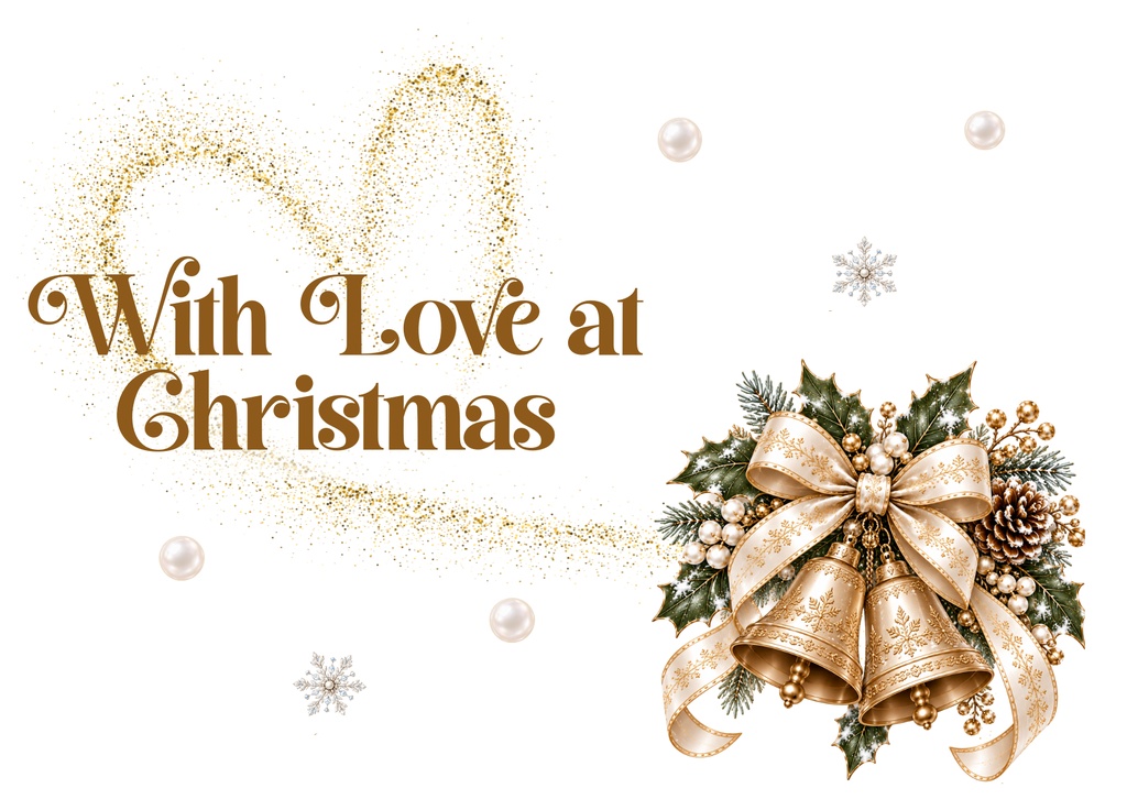 【デジタルカード6枚セット】Merry Christmas|ホワイト&ゴールド|LINE・メールで送れる上品なクリスマスカード