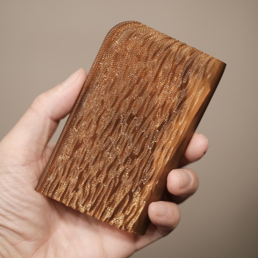 3D printed soft card case - wave type