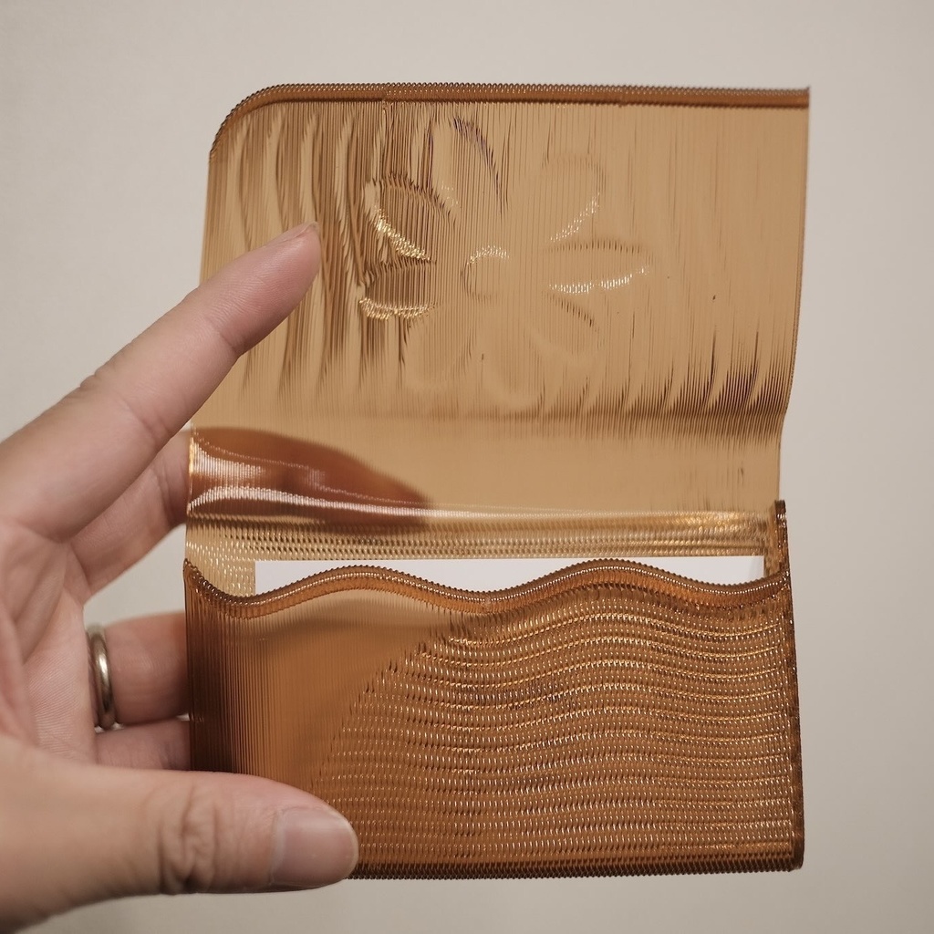 3D printed soft card case - flower type
