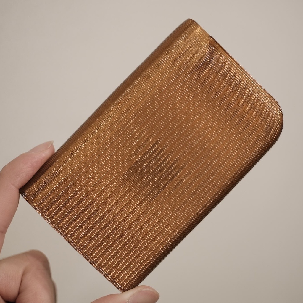 3D printed soft card case - flower type