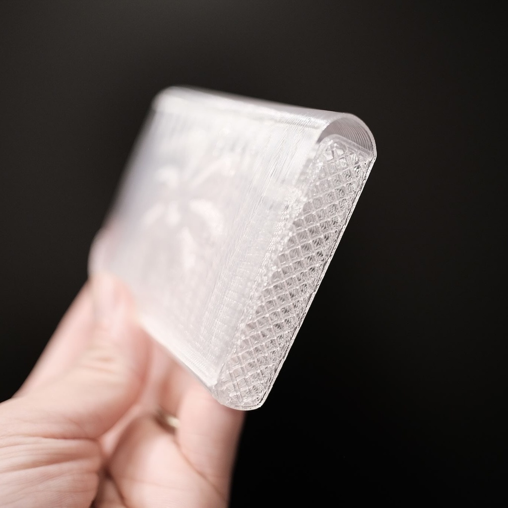 3D printed soft card case - flower type