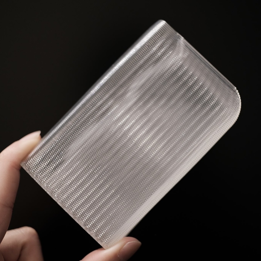 3D printed soft card case - botanicals type