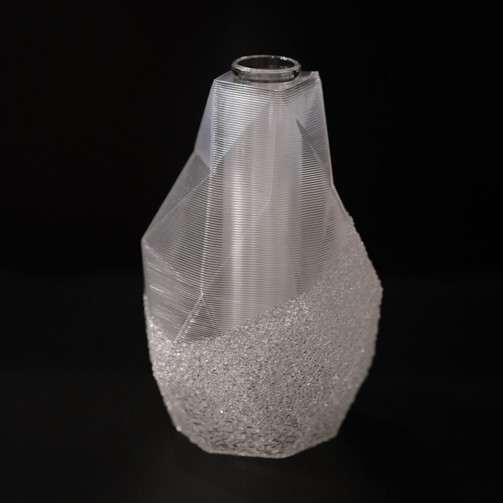 3D printed flower vase - facet type