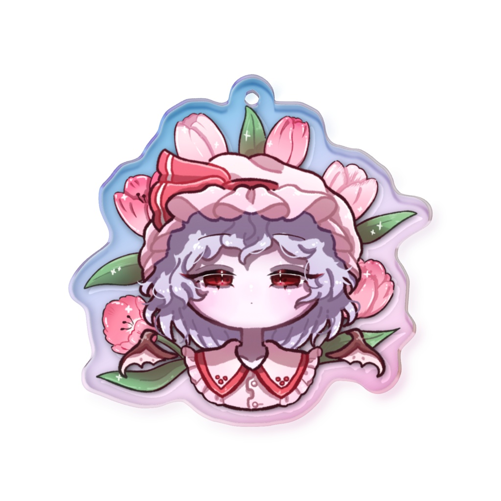 東方Project レミリア・スカーレット オーロラアクリルキーホルダー 50 × 50mm