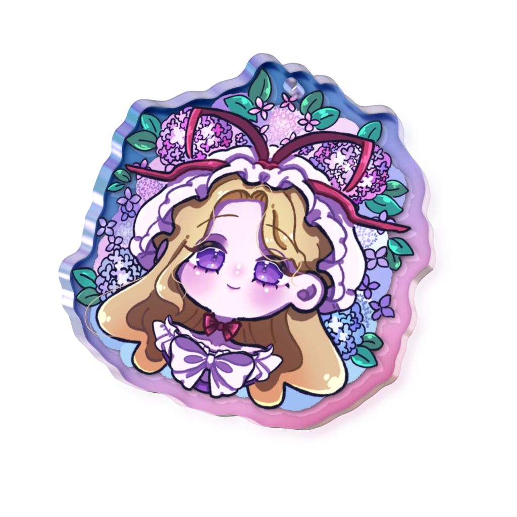 東方Project 八雲紫 オーロラアクリルキーホルダー 50 × 50mm