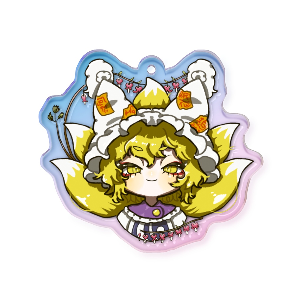 東方Project 八雲藍 オーロラアクリルキーホルダー 50 × 50mm