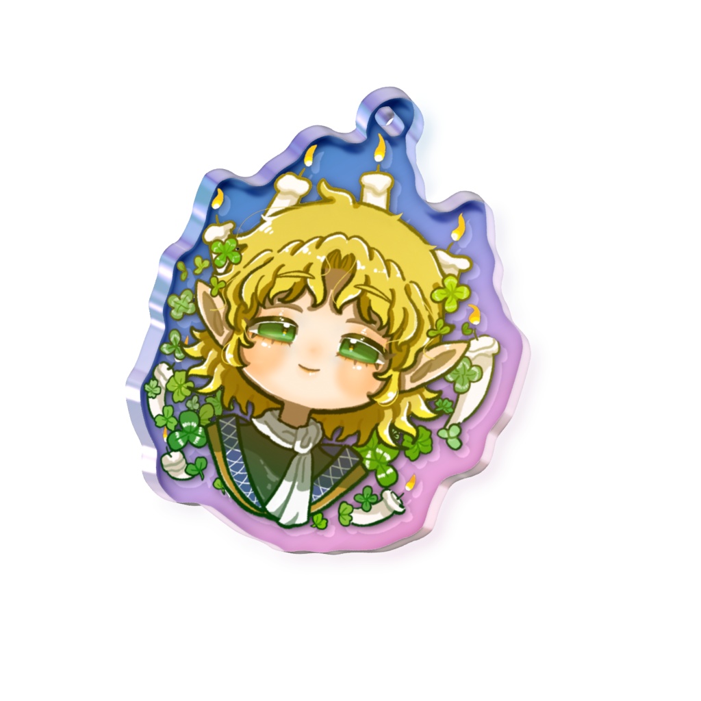 東方Project 水橋パルスィ オーロラアクリルキーホルダー 50 × 50mm