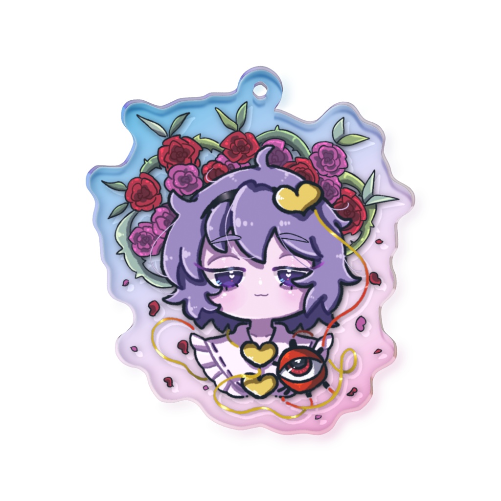 東方Project 古明地さとり オーロラアクリルキーホルダー 50 × 50mm