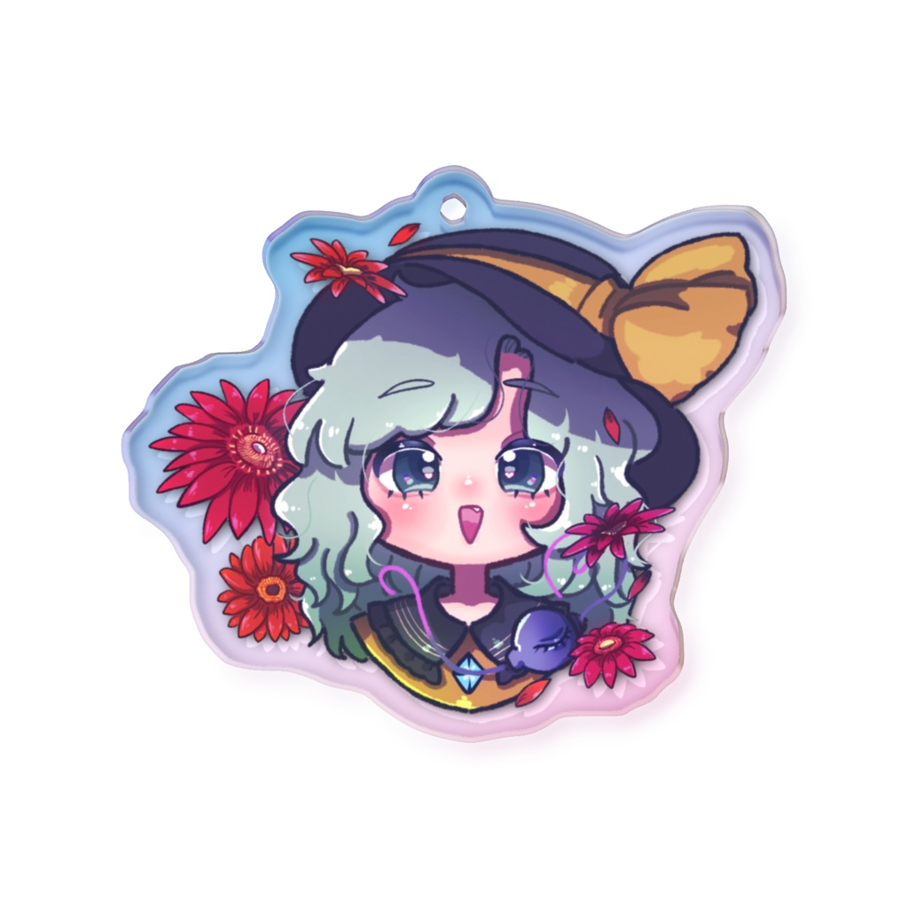 東方Project 古明地こいし オーロラアクリルキーホルダー 50 × 50mm