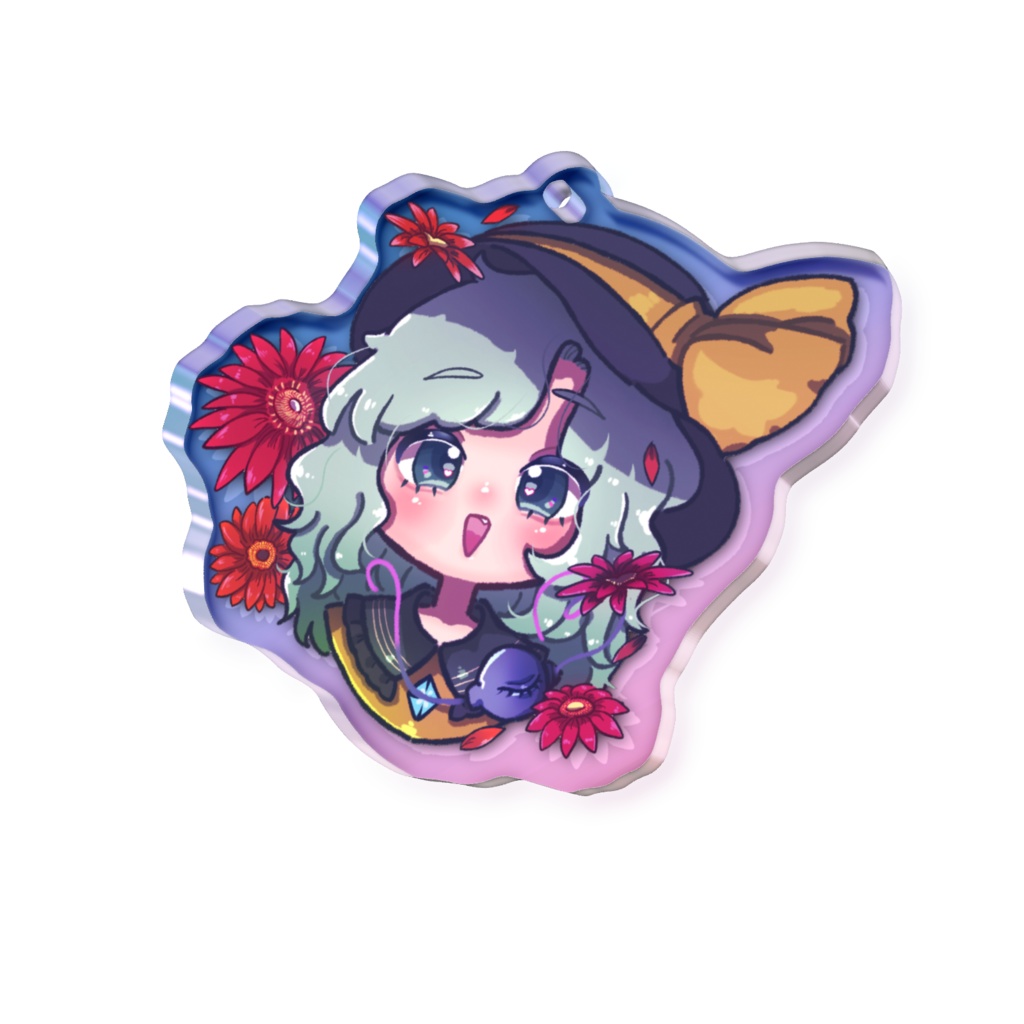 東方Project 古明地こいし オーロラアクリルキーホルダー 50 × 50mm