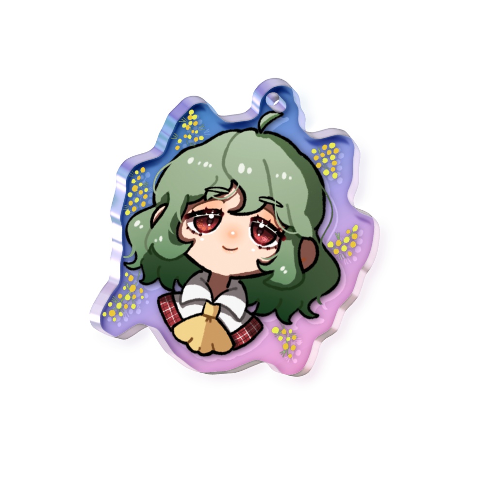 東方Project 風見幽香 オーロラアクリルキーホルダー 50 × 50mm