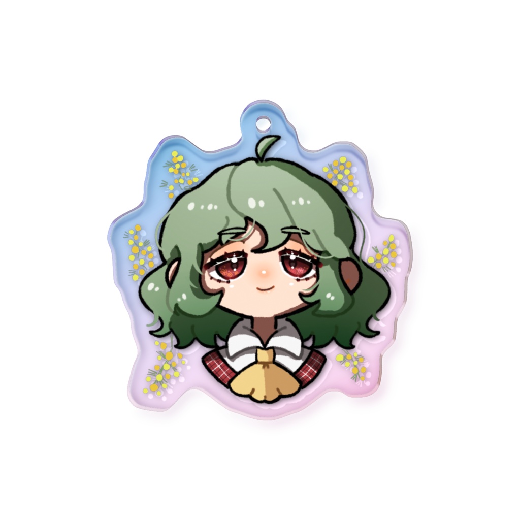 東方Project 風見幽香 オーロラアクリルキーホルダー 50 × 50mm