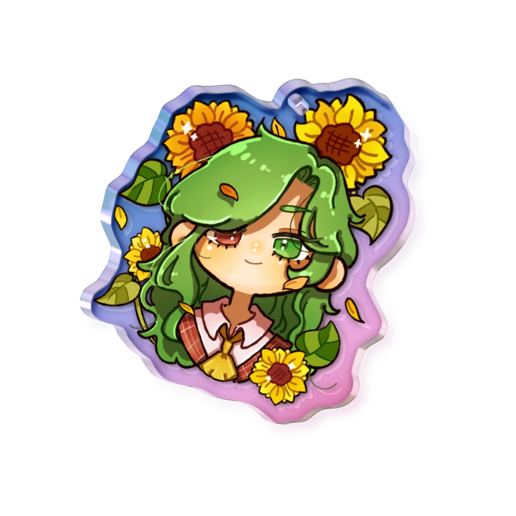 東方Project 幽香 オーロラアクリルキーホルダー 50 × 50mm