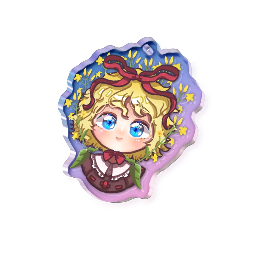 東方Project メディスン・メランコリー オーロラアクリルキーホルダー 50 × 50mm