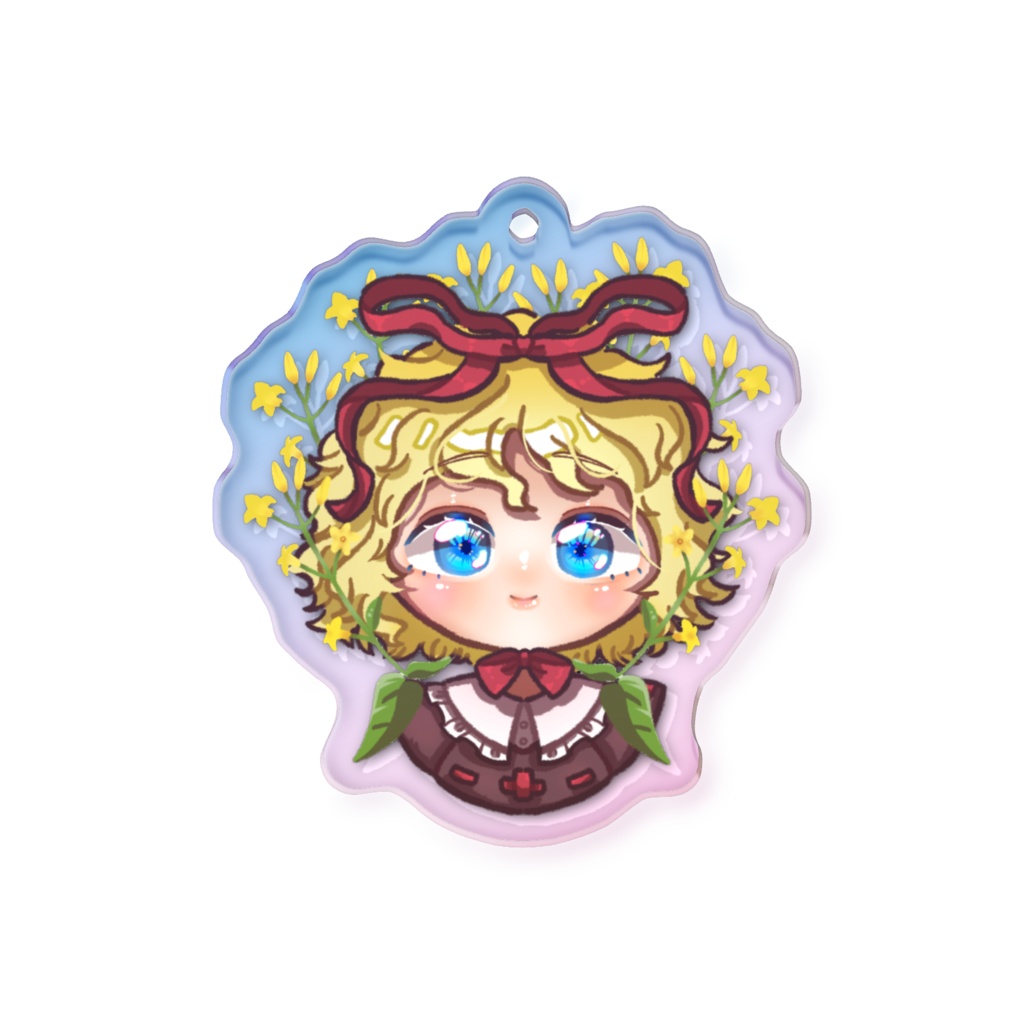 東方Project メディスン・メランコリー オーロラアクリルキーホルダー 50 × 50mm