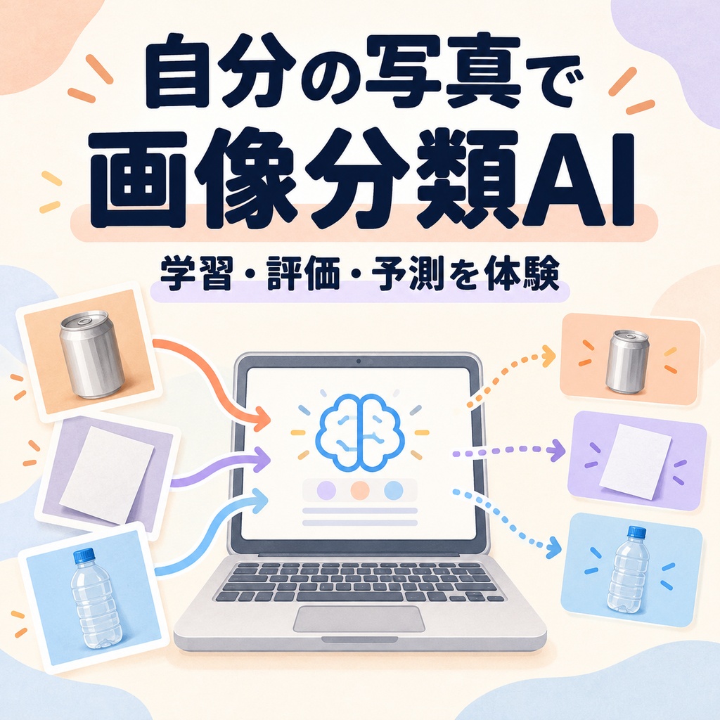 はじめての画像分類AI｜自分の写真で学ぶNotebook