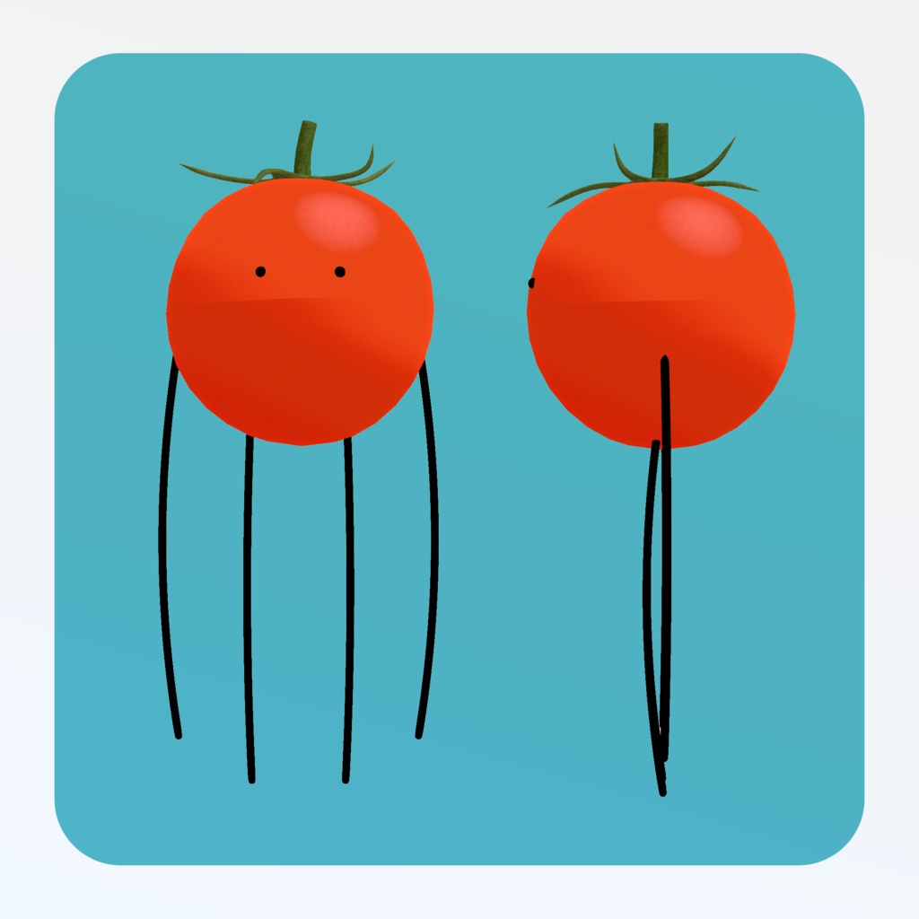 赤いくだもの/Akai_kudamono【3Dモデル】【PC/モバイル両対応】