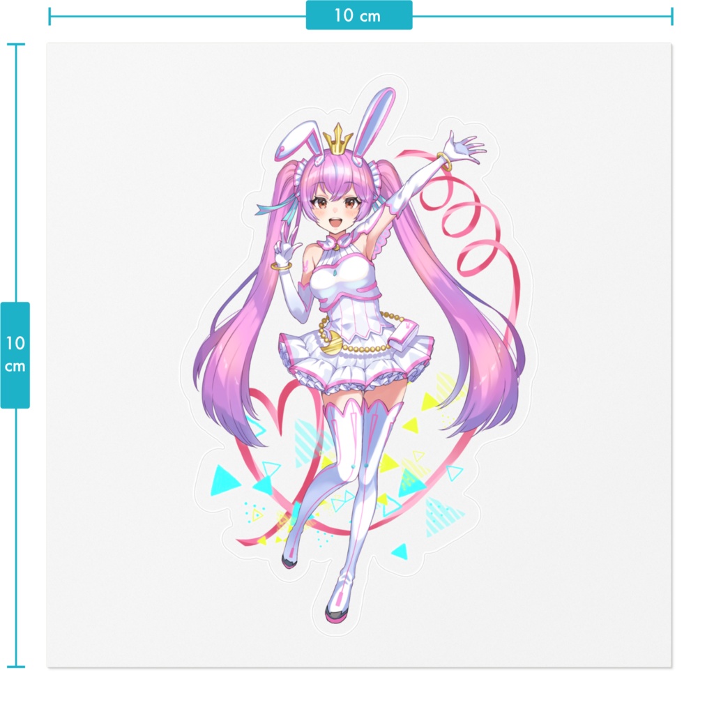 1周年だよ!月守117ちゃんステッカー