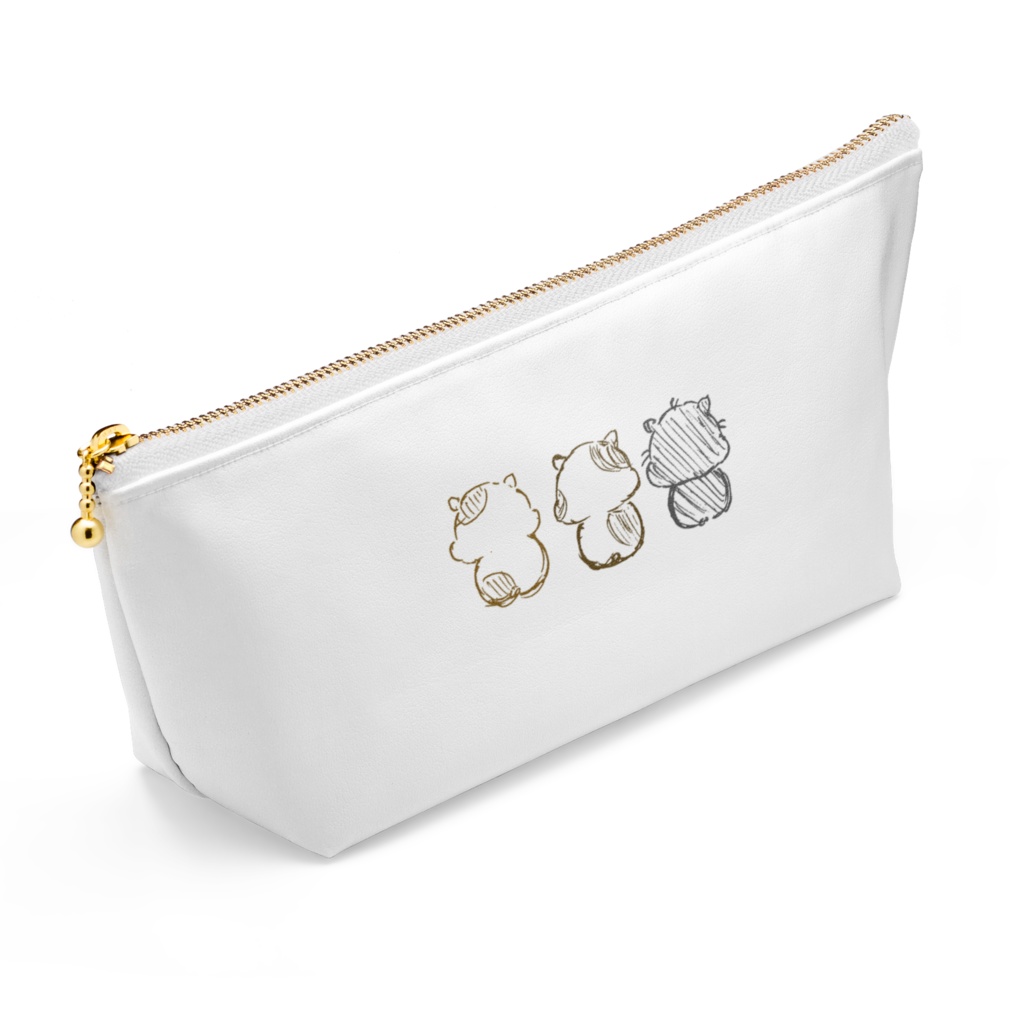 ハムトリオ ポーチ