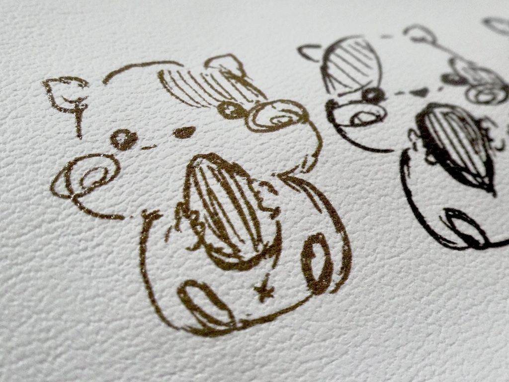 ハムトリオ ポーチ