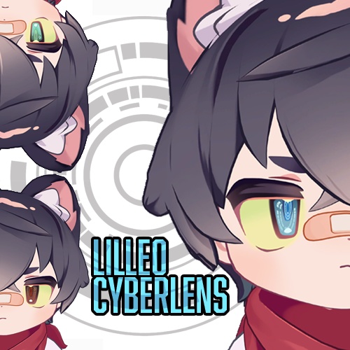 【リルレオ/LilLeo専用】Cyber Eye Texture【無料版あり】