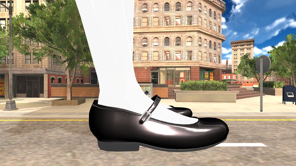 【こまどアバター専用】ストラップシューズ(3色)とセーラーワンピース