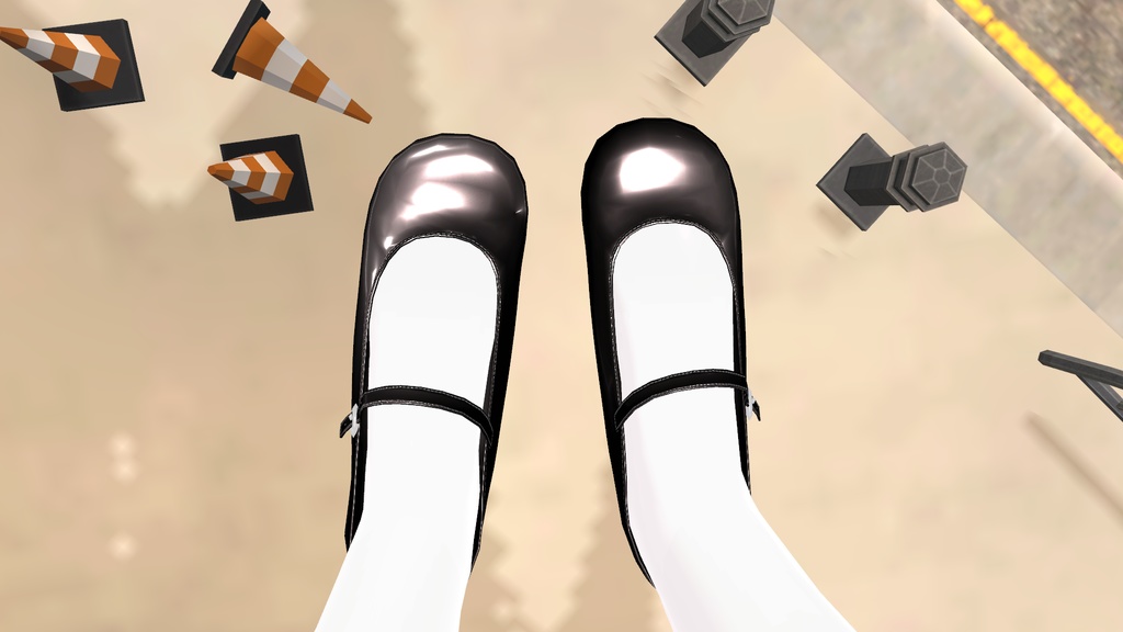 【こまどアバター専用】ストラップシューズ(3色)とセーラーワンピース