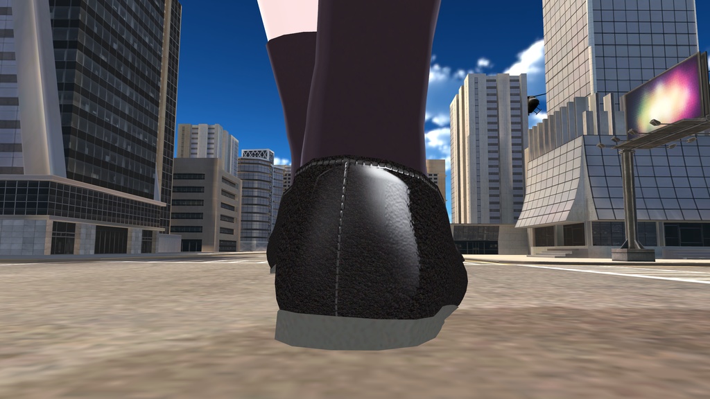 【こまどアバター(+ライムちゃん)・桔梗ちゃん専用】ローファーと安易なセーラー服+ルーズソックス