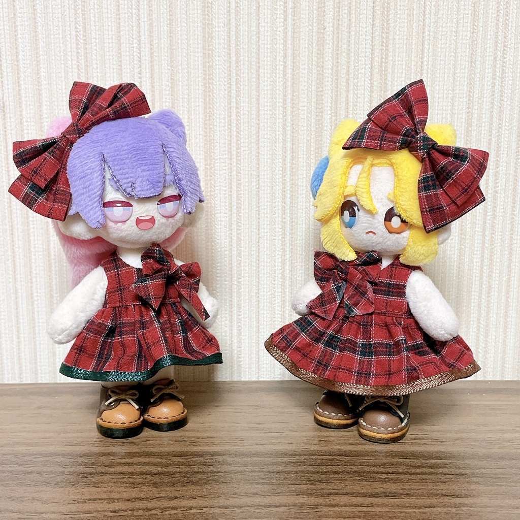 【ぷにみおサイズ】チェックワンピース