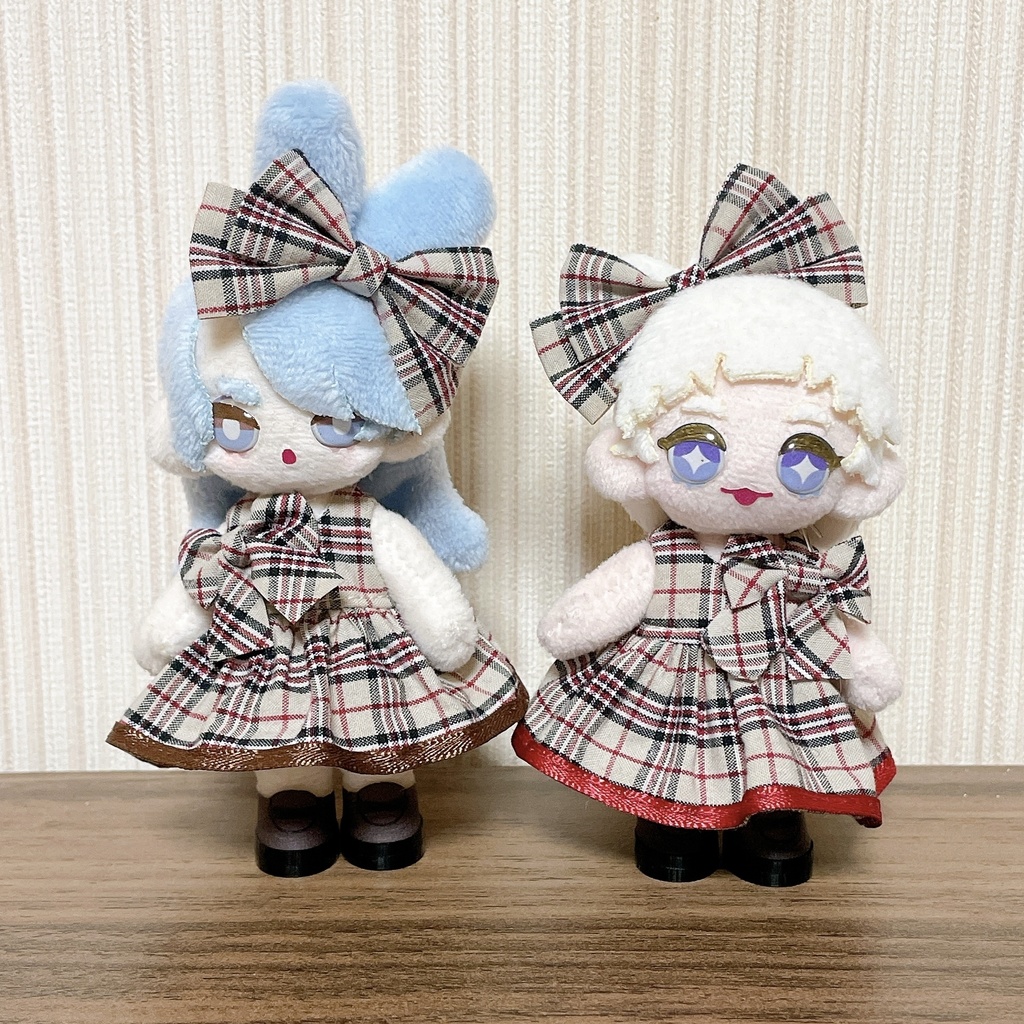 【ぷにみおサイズ】チェックワンピース