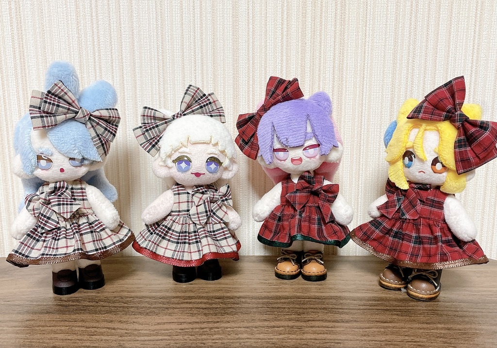 【ぷにみおサイズ】チェックワンピース