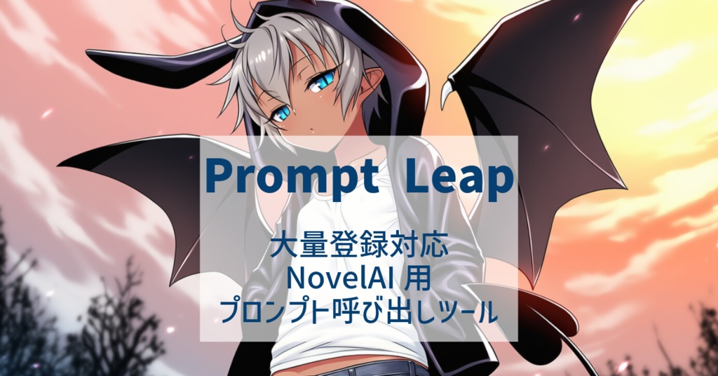 【無料あり】NovelAIプロンプトがワンクリックで反映できるChrome拡張機能「Prompt Leap」