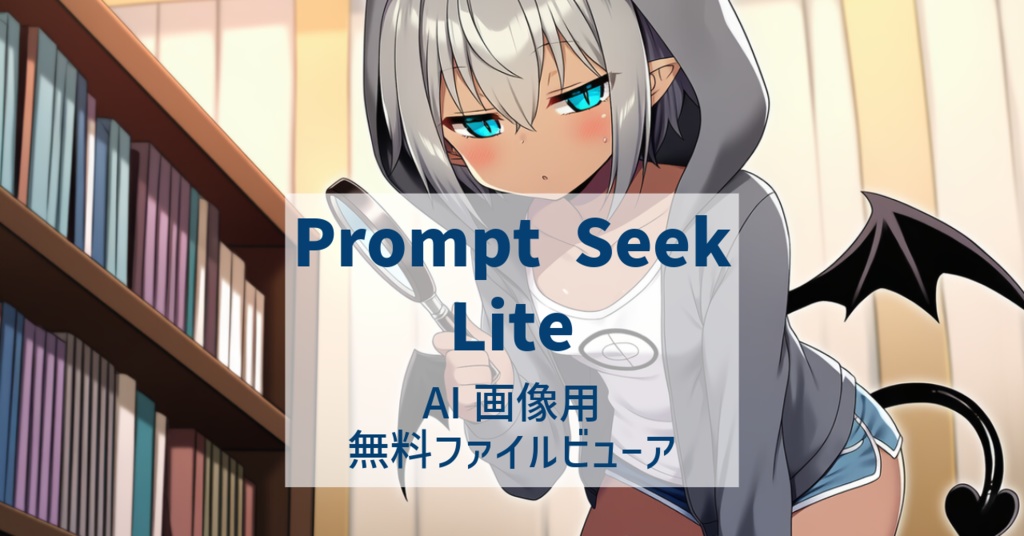 【無料】AI画像用プロンプト検索＆確認ビューア「Prompt Seek Lite（Mac版）」