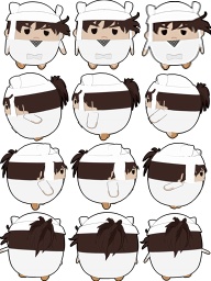 ピクスク用アバター　天きり【カプイベは天きり/土井きりオンリーでのみ使用可】