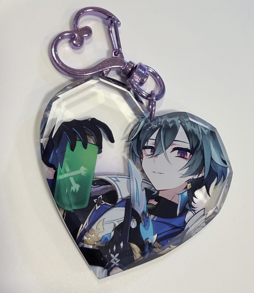 ローエン♡型宝石アクキー