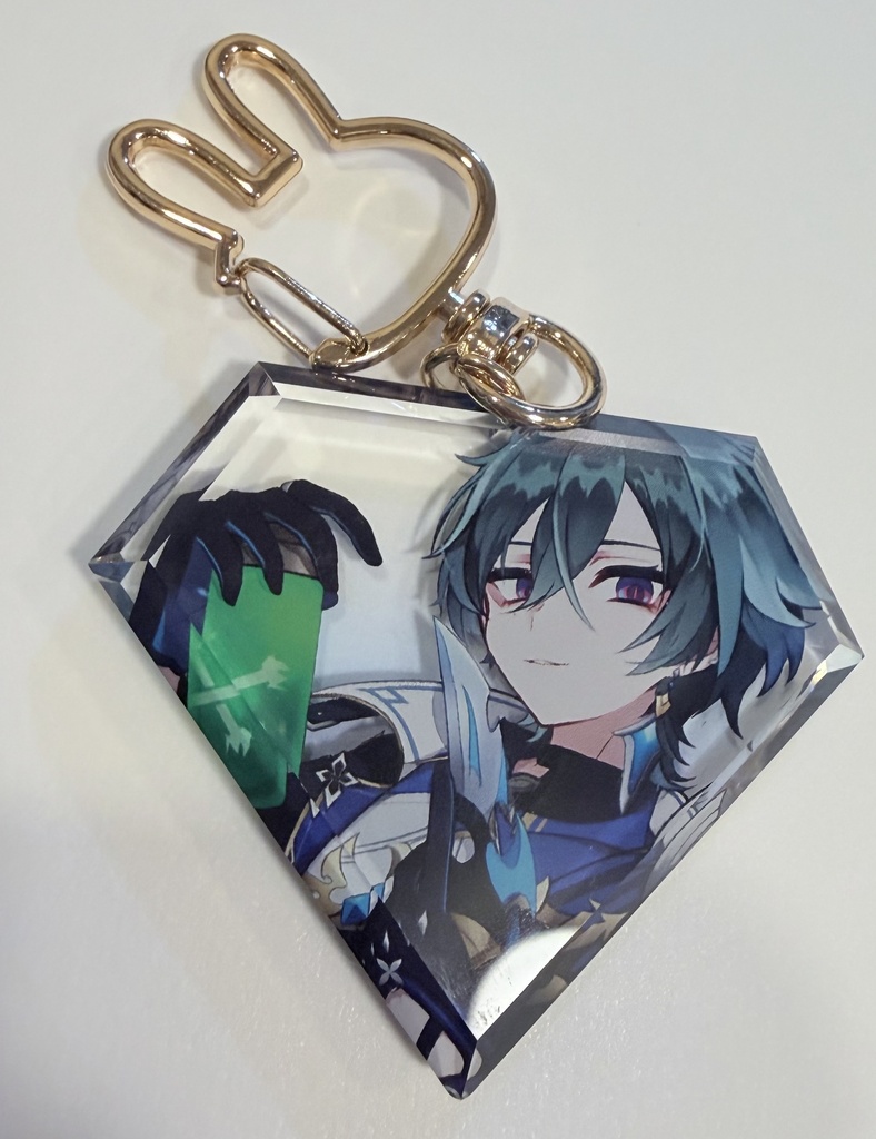 ローエン💎型宝石アクキー