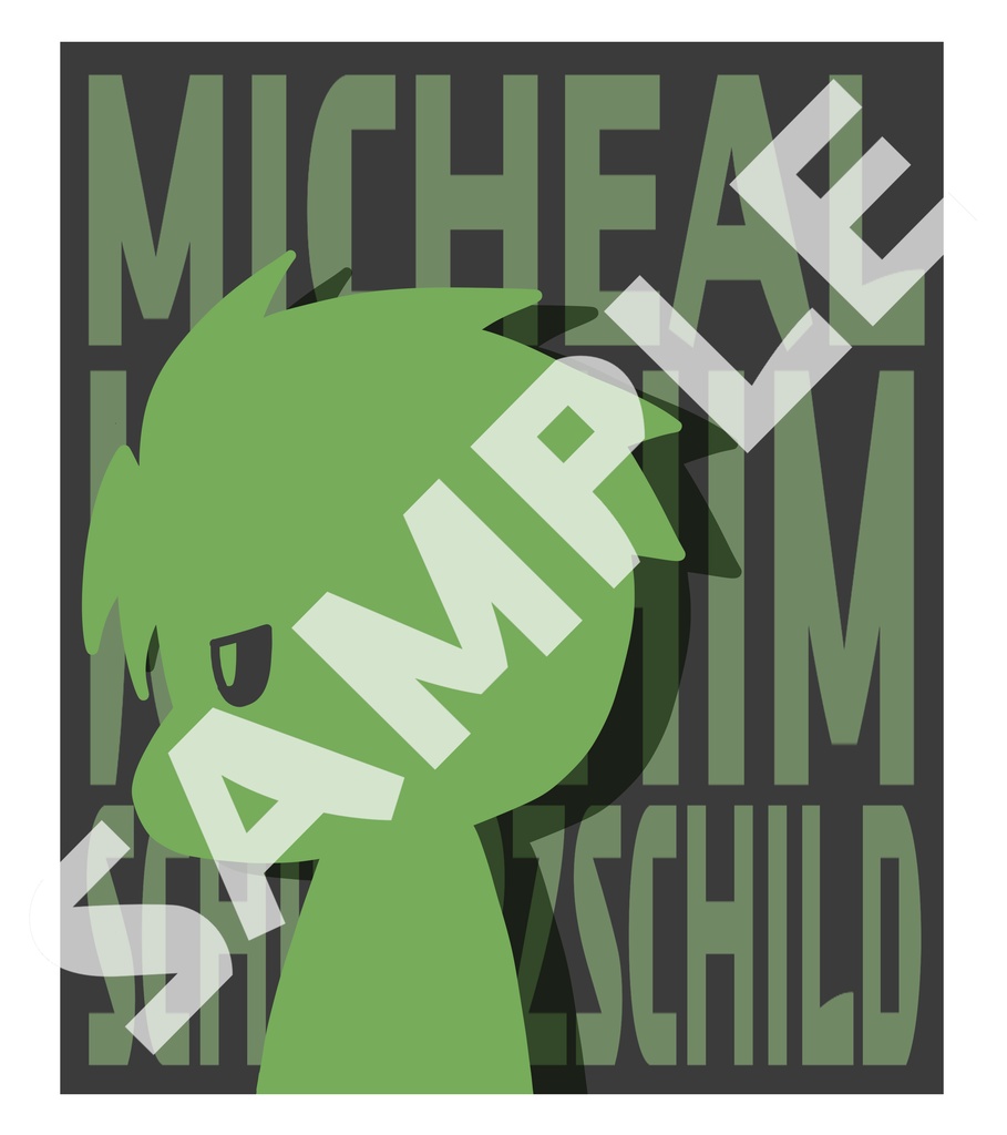 ミヒャエル/シルエットTシャツ