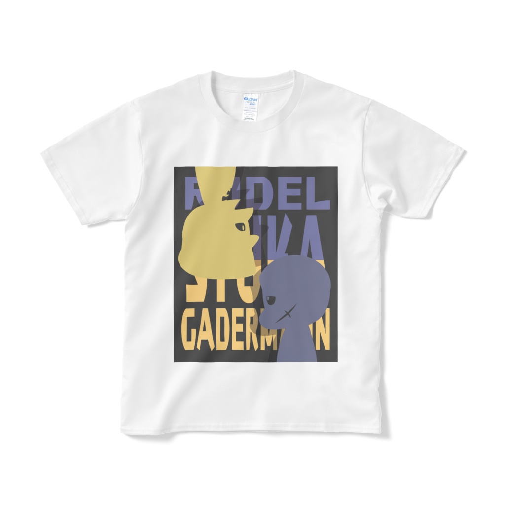 ルーデル&ガーデルマン/シルエットTシャツ