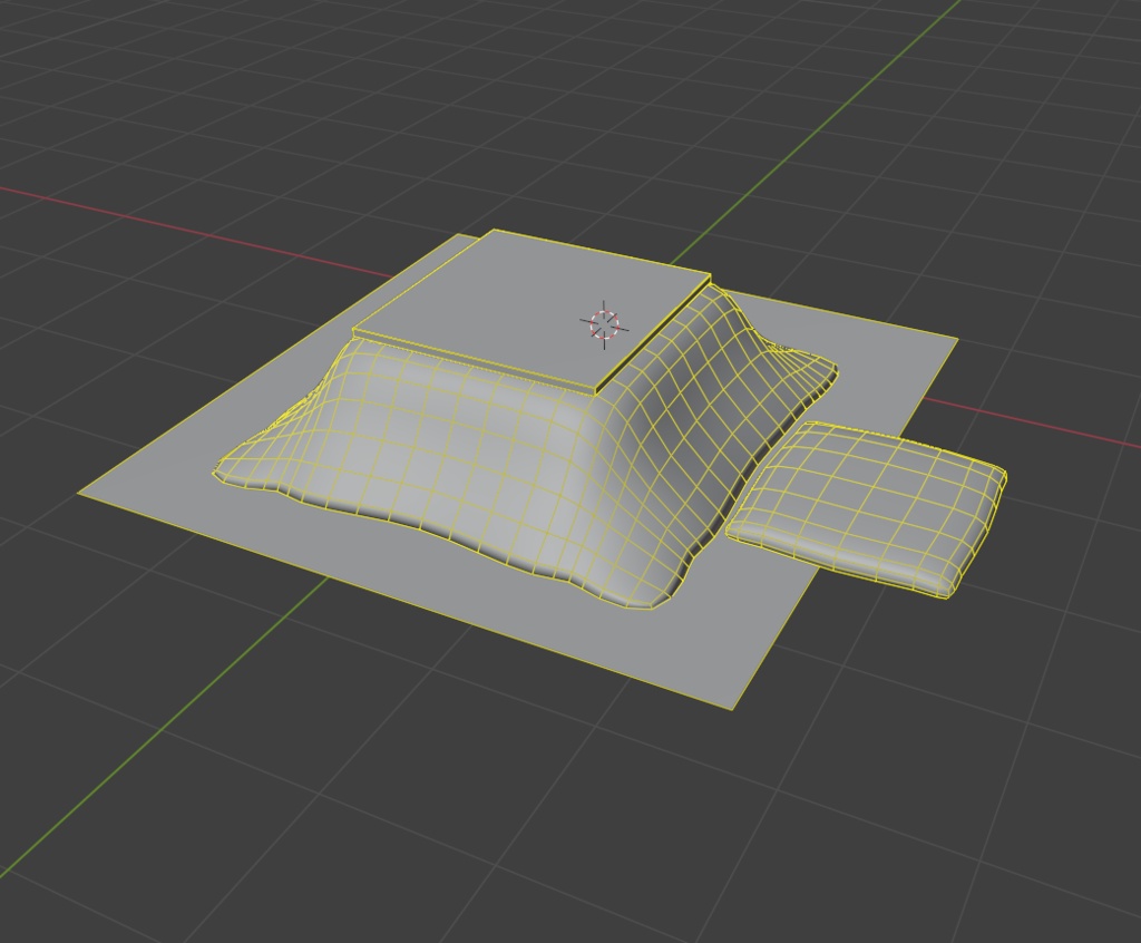 【3Dモデル】冬のこたつセットを制作しました|和室・お正月シーンにもおすすめ
