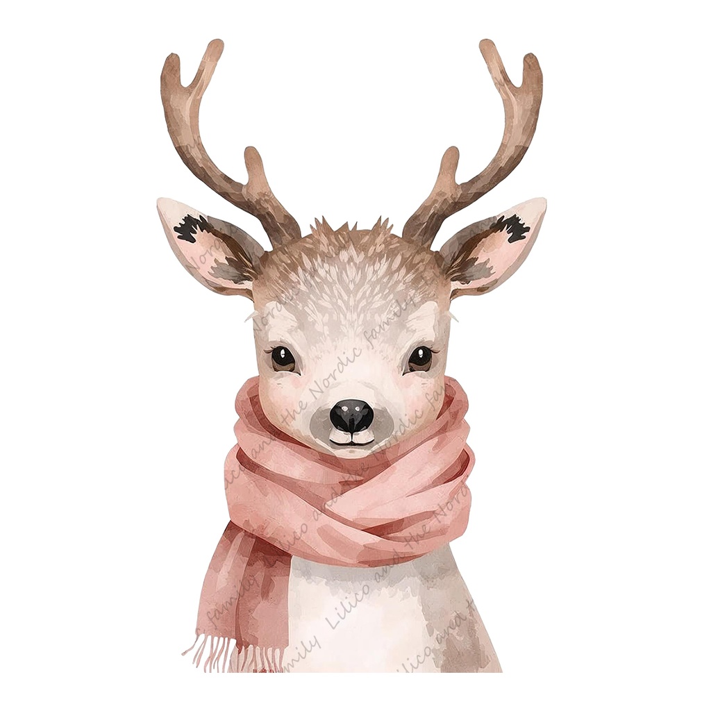 LilicoのPink X'masクリップアート20点|背景透過PNG・商用OK・SNS&ブログに最適!