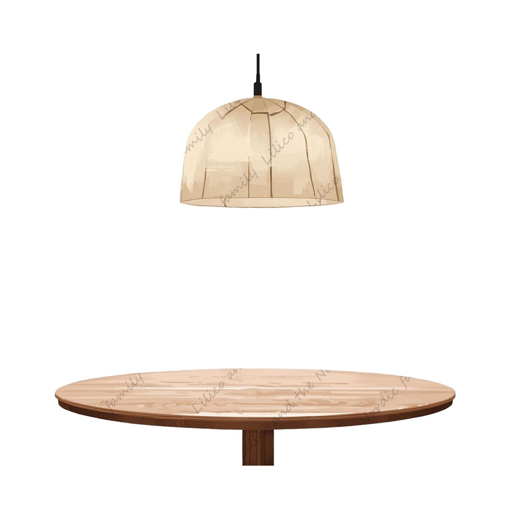 【お試し価格!】Lilico's familyの北欧インテリア-Dining クリップアート10点|背景透過PNG・商用OK・SNS&ブログに最適!