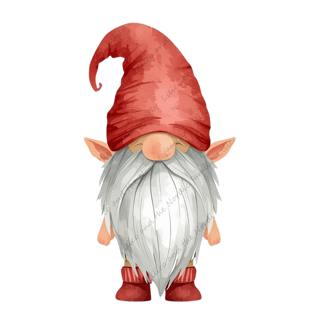 Lilico’s family のNoridic X'masクリップアート18点|背景透過PNG・商用OK・SNS&ブログに最適!