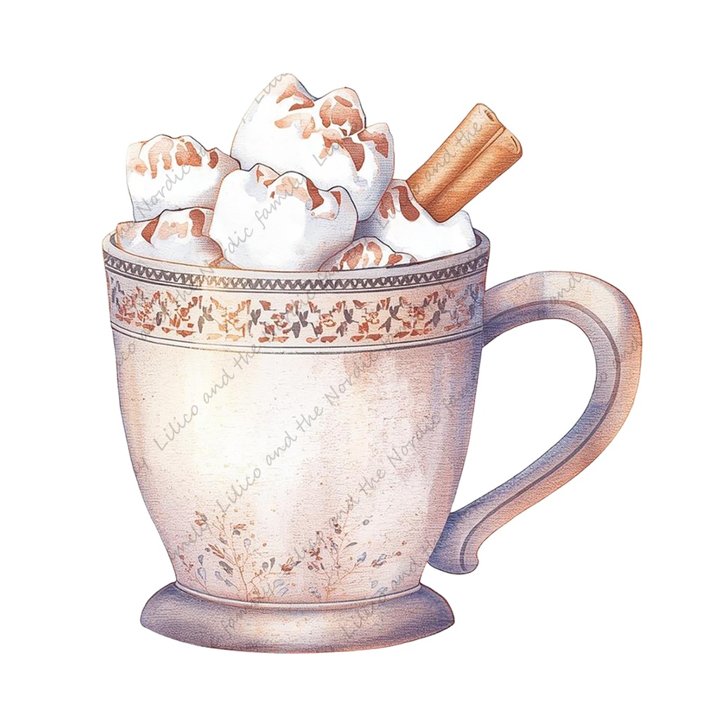 Lilico’s family のNoridic X'masクリップアート18点|背景透過PNG・商用OK・SNS&ブログに最適!